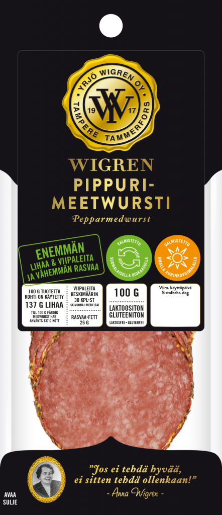 Pippurimeetwursti 100g / Pepparmedwurst 100g