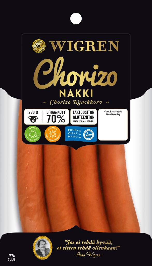 Chorizonakki 280 g / Chorizo knackkorv 280 g