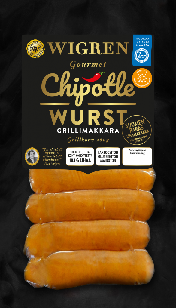 Chipotlewurst grillimakkara 260 g / Chipotlewurst grillkorv 260 g